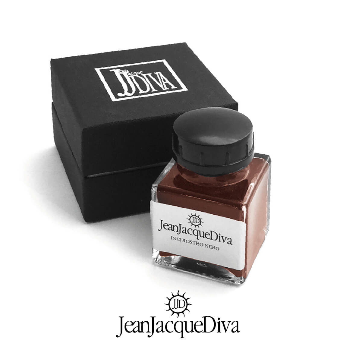 Boccetta d'inchiostroper stilografica colore seppia – Jean Jacques Diva
