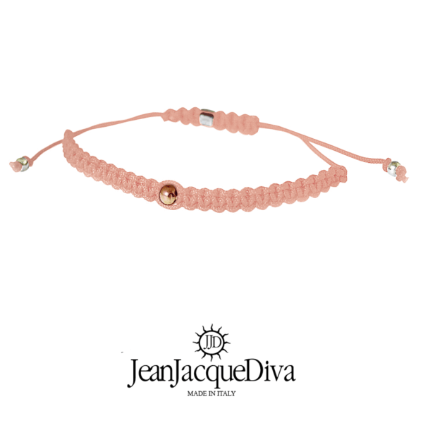 braccialetto oroSfera con una sfera in oro 18kt rosa di JeanJacqueDiva JJD1959