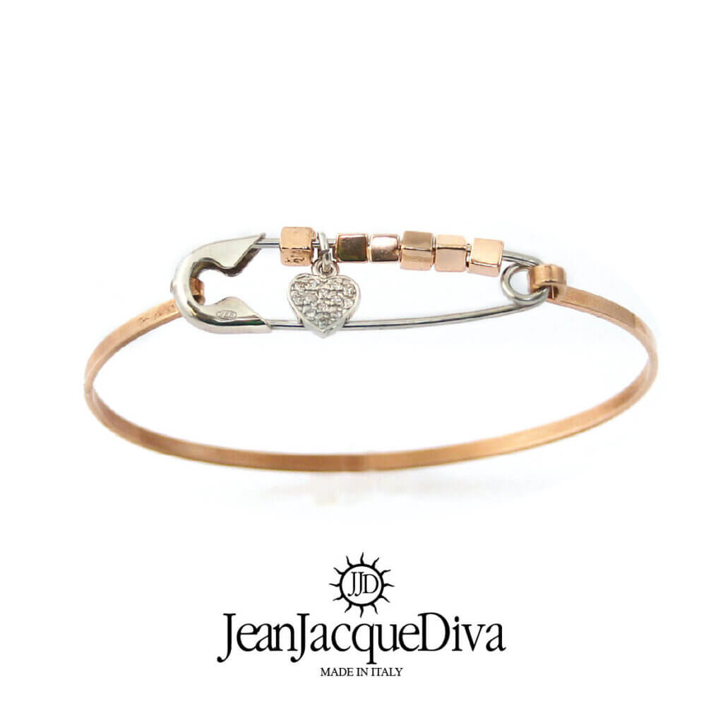 bracciale il mio nome è spilla da balia con 6 dadi - il mio nome è di JeanJacqueDiva JJD1959